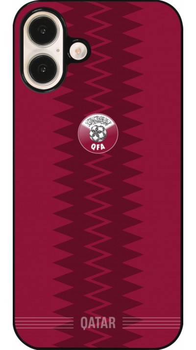 iPhone 16 Plus Case Hülle - Qatar 2026 personalisierbares Fussballtrikot