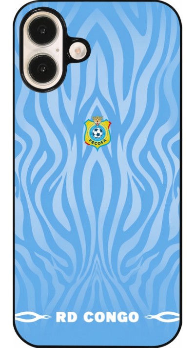iPhone 16 Plus Case Hülle - Demokratische Republik Kongo 2026 personalisierbares Fussballtrikot