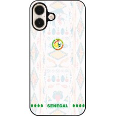 iPhone 16 Plus Case Hülle - Senegal 2026 personalisierbares Fussballtrikot