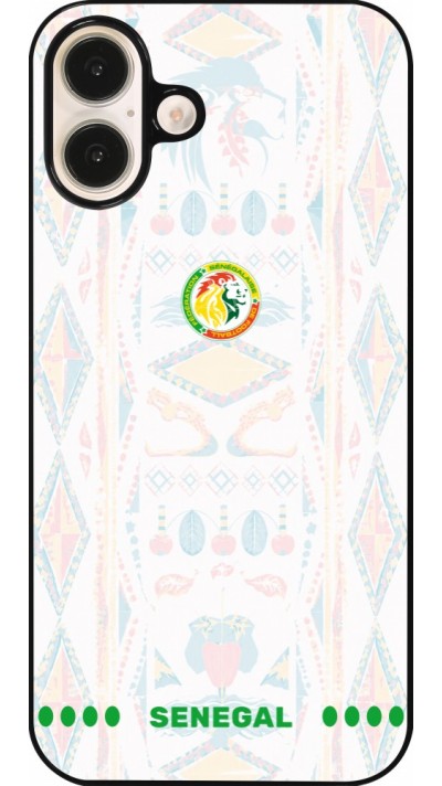iPhone 16 Plus Case Hülle - Senegal 2026 personalisierbares Fussballtrikot