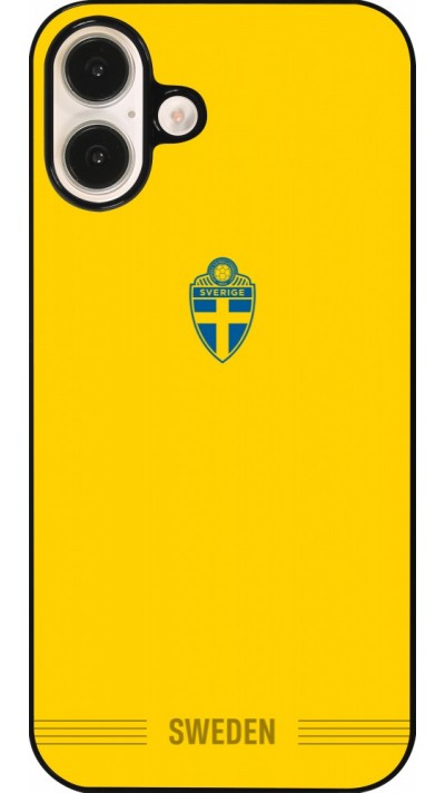 iPhone 16 Plus Case Hülle - Schweden 2026 personalisierbares Fussballtrikot