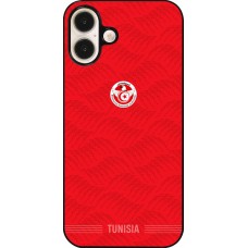 iPhone 16 Plus Case Hülle - Tunesien 2026 personalisierbares Fussballtrikot