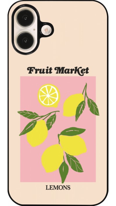 iPhone 16 Plus Case Hülle - Fruit market lemons 2026