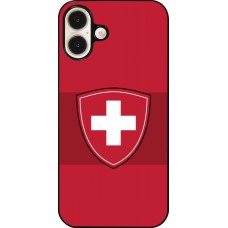 iPhone 16 Plus Case Hülle - Hockey World Championship Ecusson Suisse