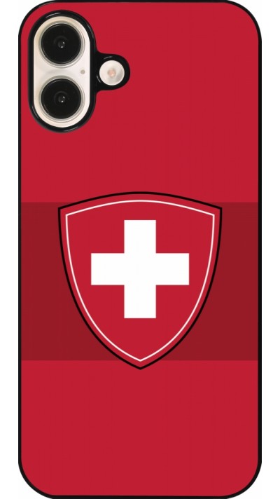 iPhone 16 Plus Case Hülle - Hockey World Championship Ecusson Suisse