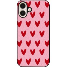 iPhone 16 Plus Case Hülle - Saint Valentines Day 26 Pattern heart