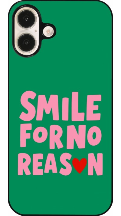 iPhone 16 Plus Case Hülle - Smile for no reason 2026