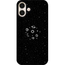 iPhone 16 Plus Case Hülle - Space Doodle