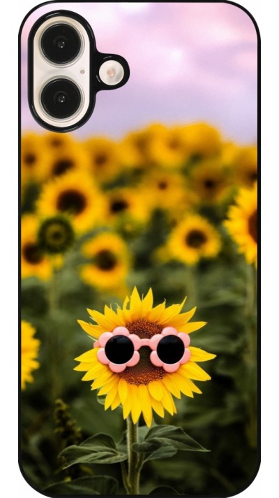 iPhone 16 Plus Case Hülle - Sunflower with glasses Spring 2026