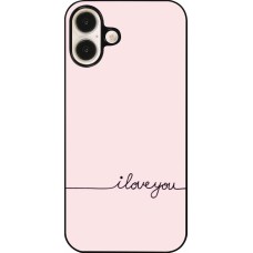 iPhone 16 Plus Case Hülle - Valentine 2023 i love you writing