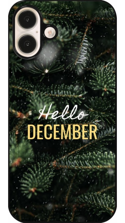 iPhone 16 Plus Case Hülle - Winter 25 Winter hello december