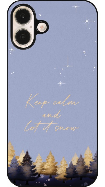 iPhone 16 Plus Case Hülle - Winter 25 Winter illustration of trees