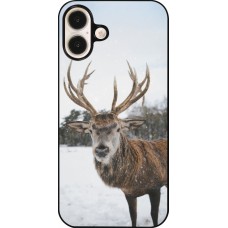 iPhone 16 Plus Case Hülle - Winter 25 Winter reindeer