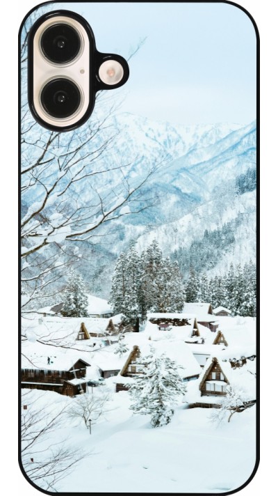 iPhone 16 Plus Case Hülle - Winter 25 Winter snowy landscape