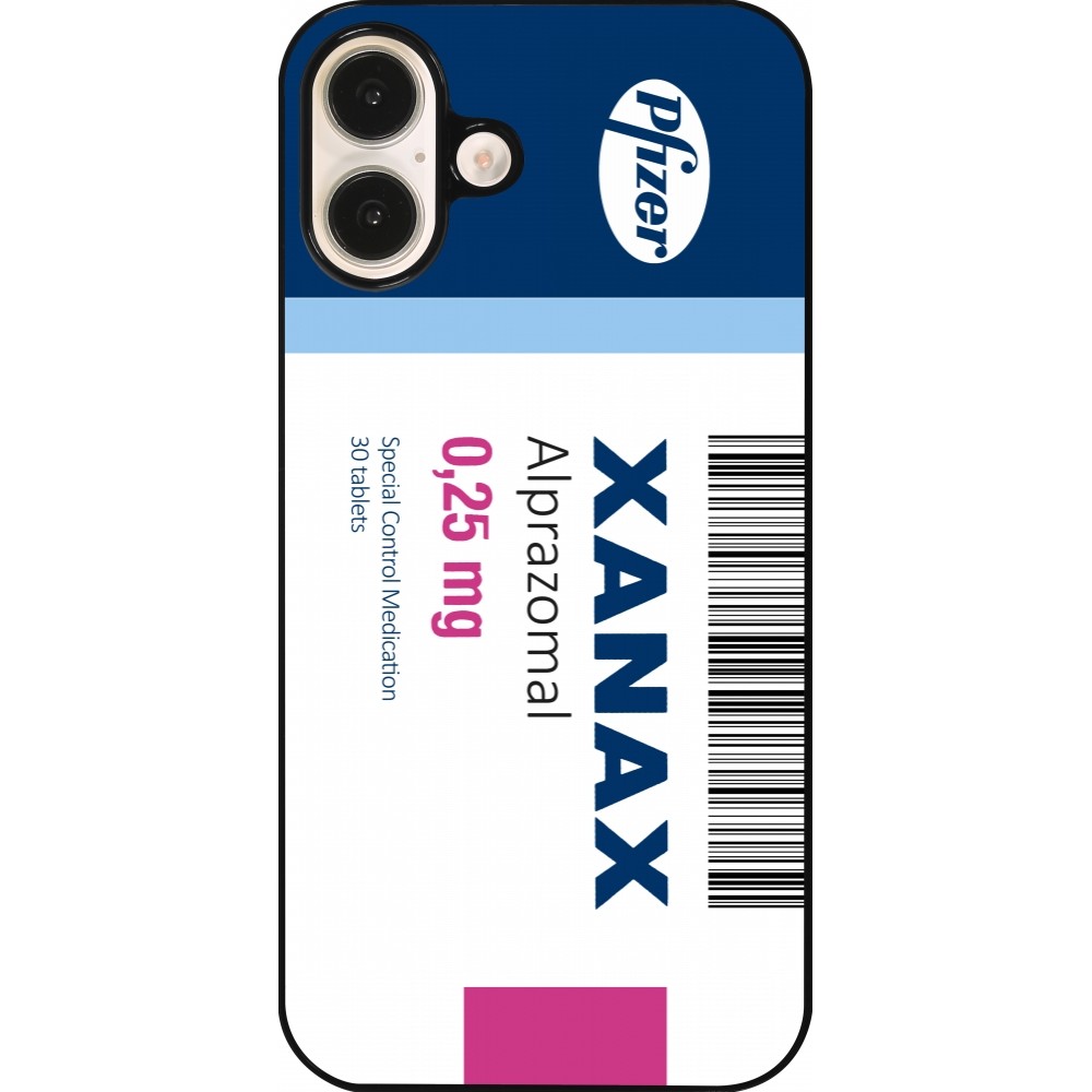 iPhone 16 Plus Case Hülle - Xanax Alprazolam 2025
