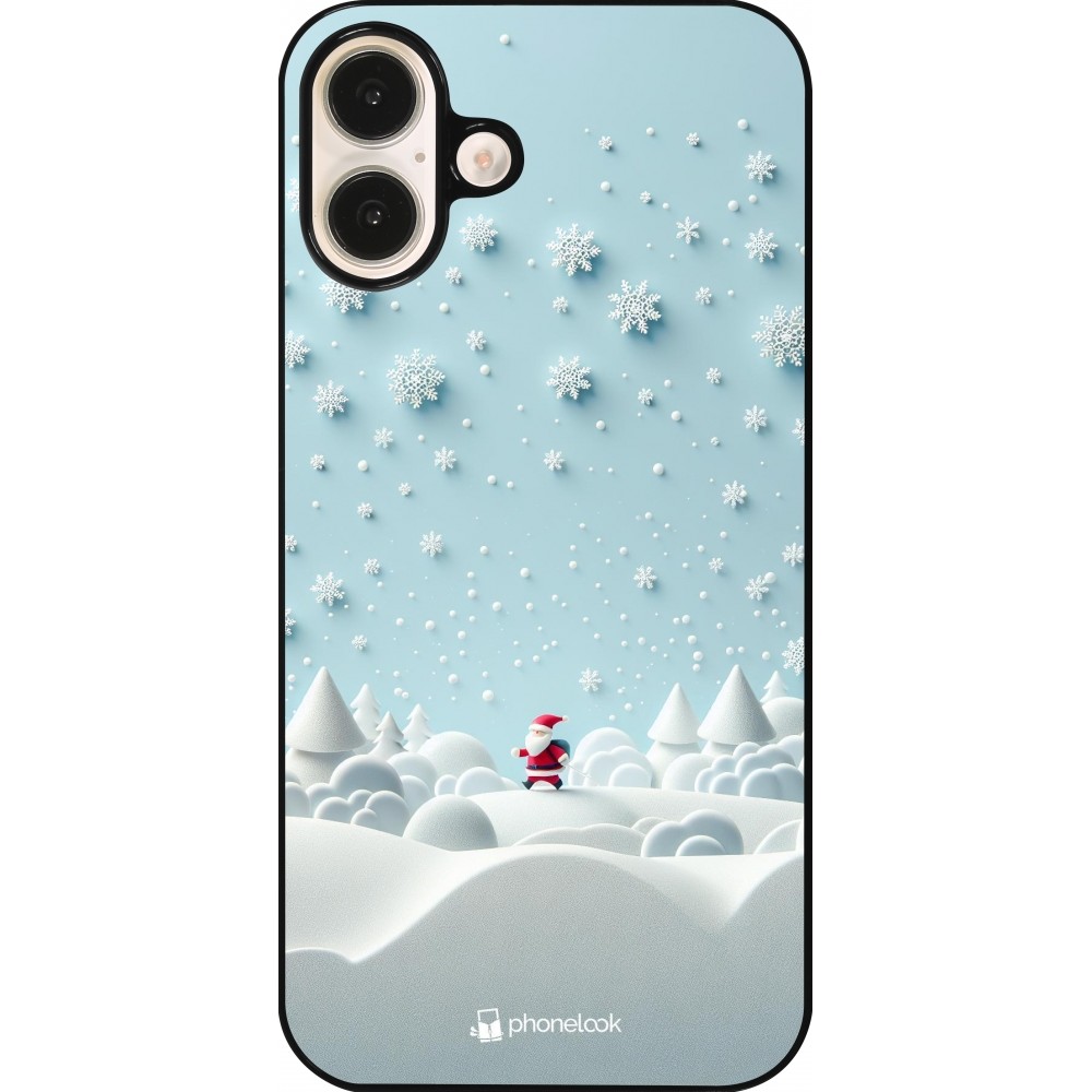 iPhone 16 Plus Case Hülle - Weihnachten 2023 Kleiner Vater Schneeflocke