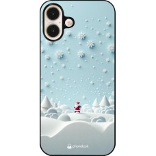 iPhone 16 Plus Case Hülle - Weihnachten 2023 Kleiner Vater Schneeflocke