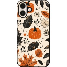 iPhone 16 Plus Case Hülle - Silikon schwarz Autumn 2024 nature