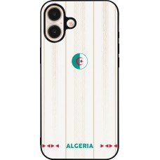 iPhone 16 Plus Case Hülle - Silikon schwarz Algerien 2026 personalisierbares Fussballtrikot