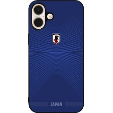iPhone 16 Plus Case Hülle - Silikon schwarz Japan 2026 personalisierbares Fussballtrikot