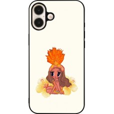 Coque iPhone 16 Plus - Silicone rigide noir Karol G Tropicoqueta