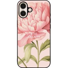iPhone 16 Plus Case Hülle - Silikon schwarz Just Bloom Spring 2026