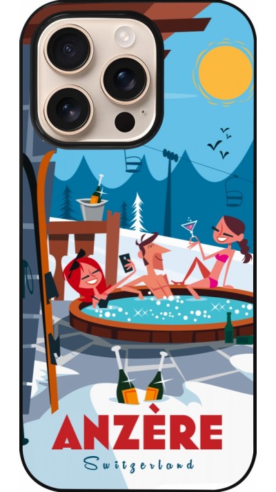 iPhone 16 Pro Case Hülle - Anzère Mountain Jacuzzi