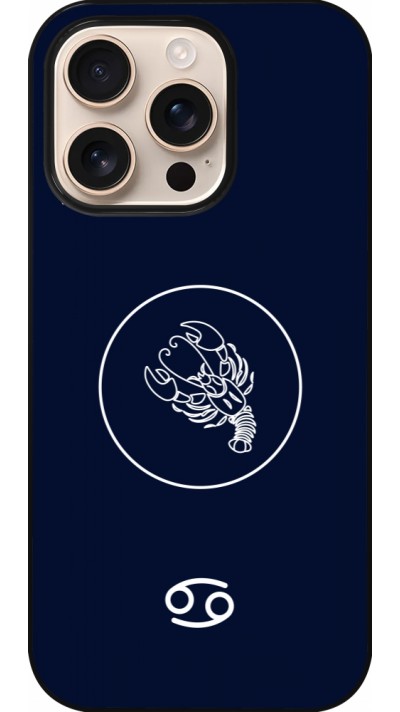 iPhone 16 Pro Case Hülle - Astrologie Krebs