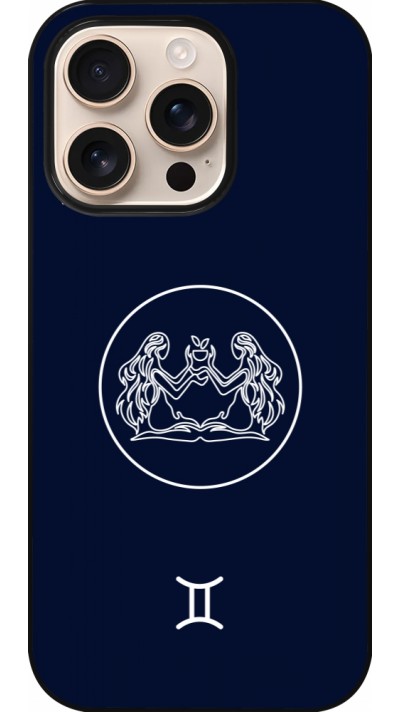 iPhone 16 Pro Case Hülle - Astrologie Zwillinge
