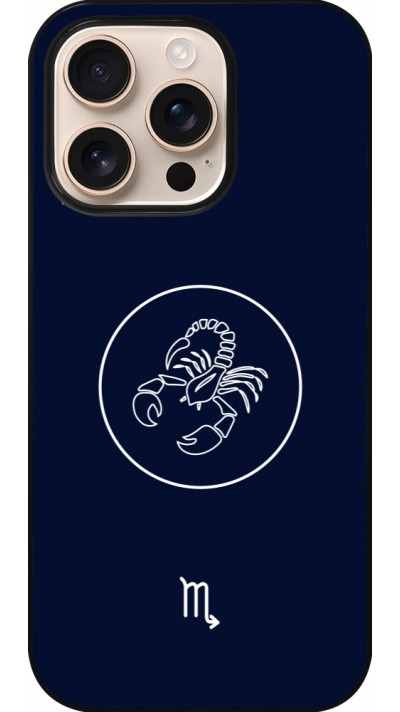 iPhone 16 Pro Case Hülle - Astrologie Skorpion
