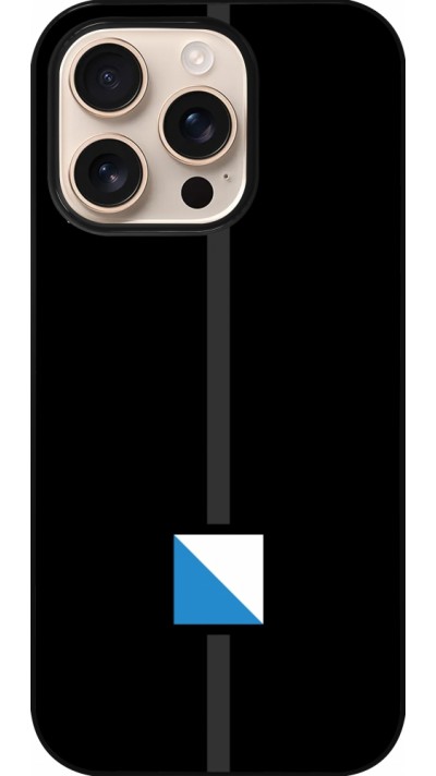 iPhone 16 Pro Case Hülle - Kanton ZH schwarz