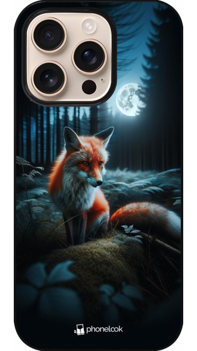 iPhone 16 Pro Case Hülle - Fuchs Mond Wald