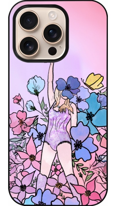 Coque iPhone 16 Pro - Taylor Swift Sketch - Pink