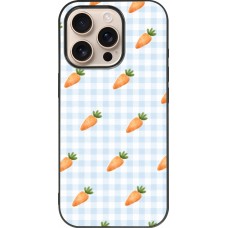 iPhone 16 Pro Case Hülle - Silikon schwarz Easter 2026 Pattern carrots