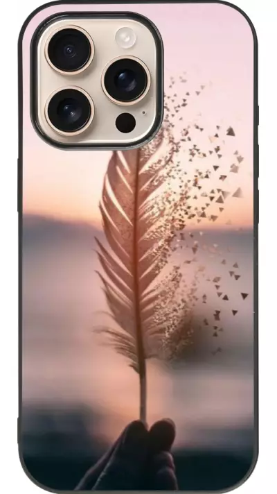 Coque iPhone 16 Pro - Silicone rigide noir Hello September 11 19