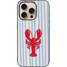 Coque iPhone 16 Pro - Silicone rigide noir Red lobster 2026