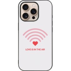 iPhone 16 Pro Case Hülle - Silikon schwarz Saint Valentines Day 26 Love is in the air