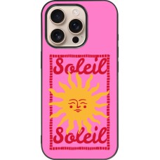 iPhone 16 Pro Case Hülle - Silikon schwarz Sun sun 2026