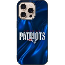 iPhone 16 Pro Case Hülle - Silikon schwarz Super Bowl 26 Patriots 2