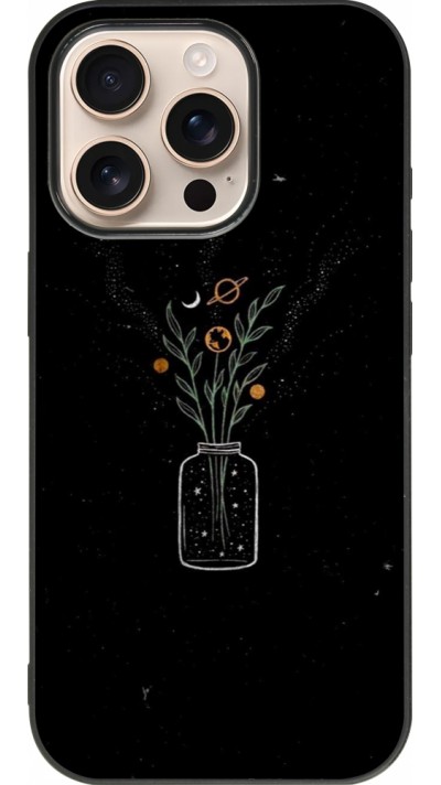 iPhone 16 Pro Case Hülle - Silikon schwarz Vase black