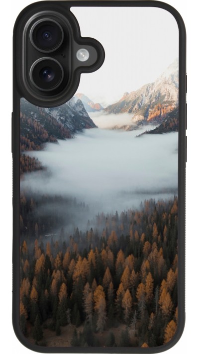iPhone 17 Case Hülle - Silikon schwarz Autumn 22 forest lanscape