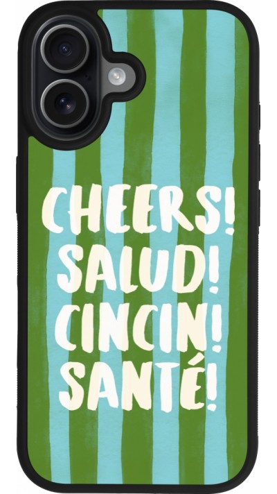 iPhone 17 Case Hülle - Silikon schwarz Cheers 2026
