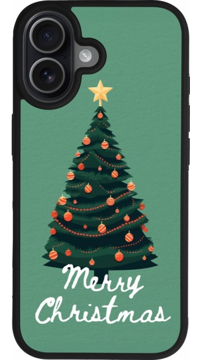 iPhone 17 Case Hülle - Silikon schwarz Christmas 25 Xmas Tree