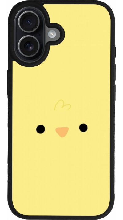 iPhone 17 Case Hülle - Silikon schwarz Easter 2026 Little chicken