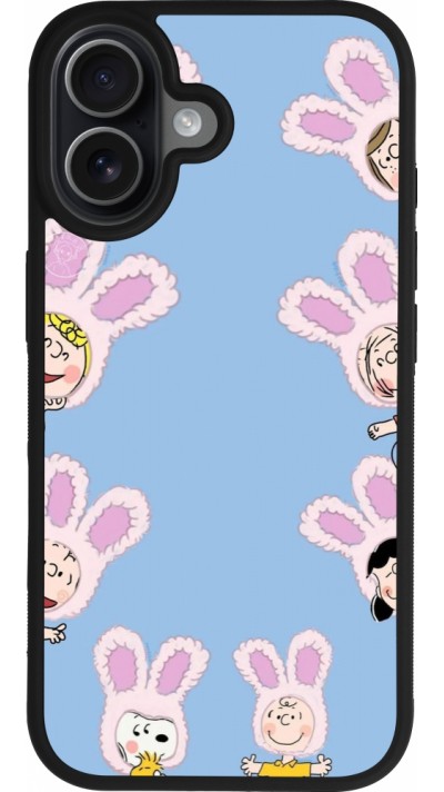 iPhone 17 Case Hülle - Silikon schwarz Easter 2026 Snoopy