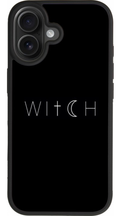 iPhone 17 Case Hülle - Silikon schwarz Halloween 22 witch word