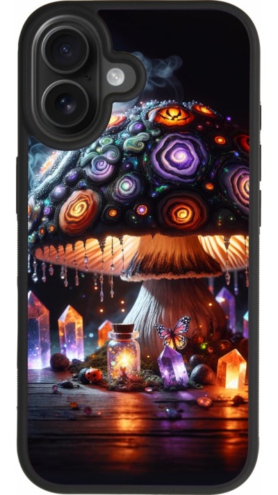 iPhone 17 Case Hülle - Silikon schwarz Halloween Zaubertrank Magie