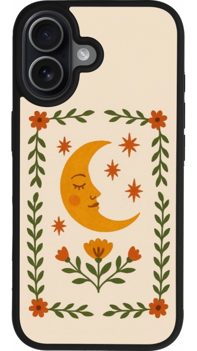 iPhone 17 Case Hülle - Silikon schwarz Half moon stamp 2026
