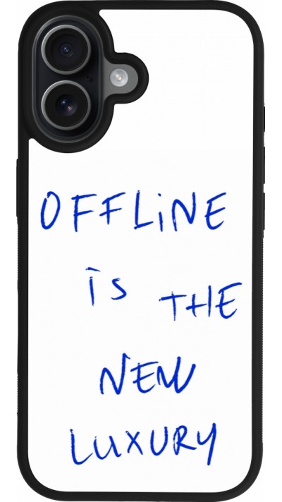 iPhone 17 Case Hülle - Silikon schwarz Offline is the new luxury