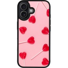 iPhone 17 Case Hülle - Silikon schwarz Saint Valentines Day 26 Lollipop